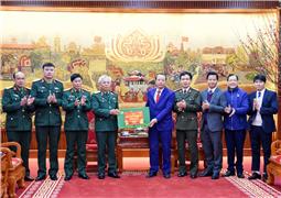 Bộ tư lệnh Quân khu chúc tết tỉnh Bắc Ninh